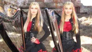 Harp Twins: Gemelas que tocan heavy metal con arpas causan furor en Internet