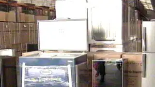 Sunat incautó cientos de artefactos electrodomésticos de contrabando