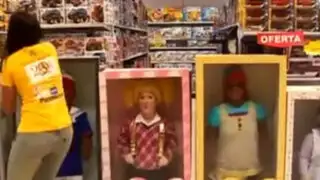 "Muñecos vivientes" causan pánico en clientes de juguetería en Brasil