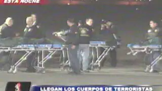 Llegaron a Lima los restos de terroristas Gabriel, Alipio y Alfonso