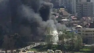 Chile: Fuerte explosión de camión de gas provoca gran incendio en Viña del Mar
