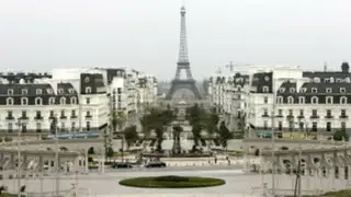 Un pueblo chino busca atraer visitantes con una réplica de París