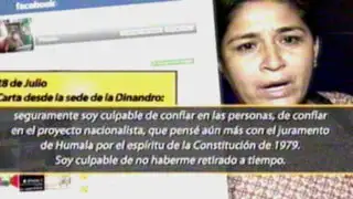 Nancy Obregón: Sacrifiqué a mi familia para que Humala llegue a la presidencia