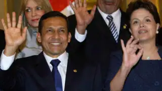 Ollanta Humala mantuvo extensa conversación con Dilma Rousseff en Paraguay