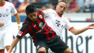 Bayern Múnich de Claudio Pizarro venció 1-0 al Eintracht Frankfut de Zambrano
