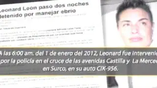 Sentencian a dos años de prisión a cantante Leonard León por manejar ebrio