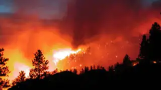 EEUU: gigantesco incendio forestal arrasa Idaho y amenaza con expandirse