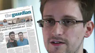 Gobierno británico obligó a diario The Guardian a destruir secretos de Snowden
