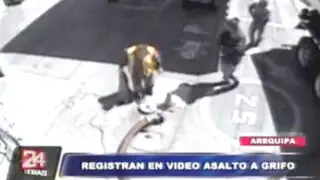 Arequipa: delincuentes se llevan 20 mil soles de grifo cercano a comisaría
