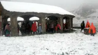 Cusco: decretan estado de emergencia y suspenden clases por fuertes nevadas