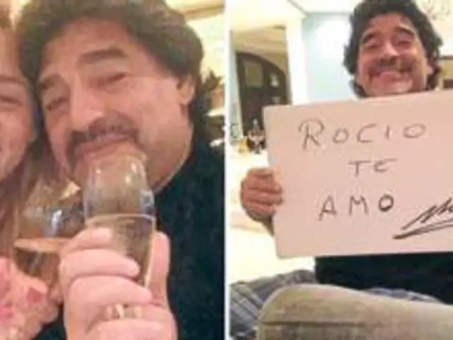 Esposa e hijas de Maradona pagan 25 mil euros a su novia para que esté con él