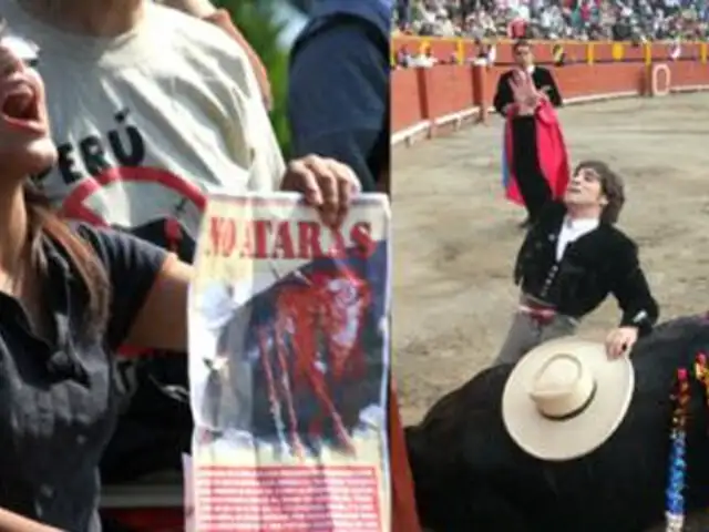 Activistas anuncian protesta contra corrida de toros en Huancayo