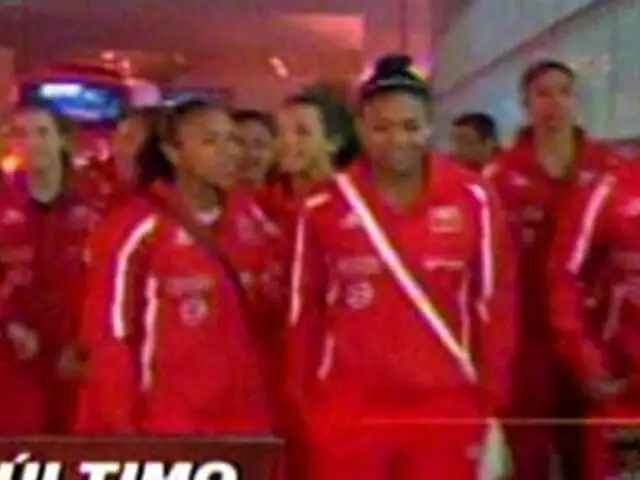 La selección sub 18 de vóley llegó a Lima tras su participación en Tailandia
