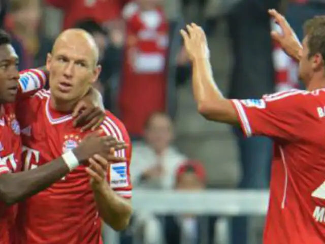 Bayern Munich sin Claudio Pizarro derrotó 3-1 al Borussia Monchengladbach