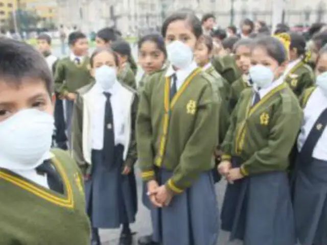 Vacaciones escolares se aplazan en región Lima por gripe AH1N1