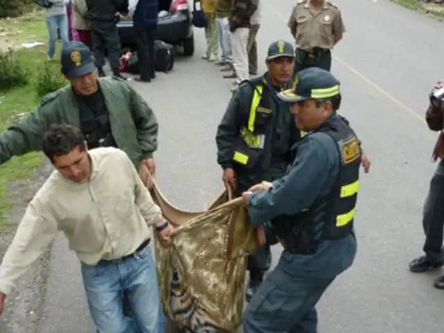 La Oroya: Juez de Paz muere tras choque entre bus y camioneta