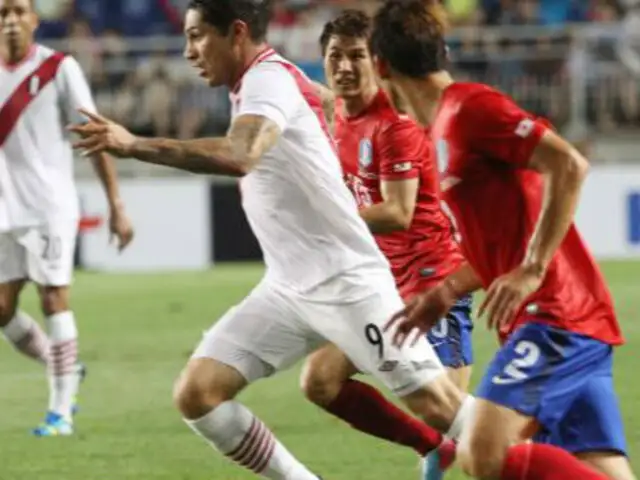 Perú igualó sin goles ante Corea del Sur en partido amistoso