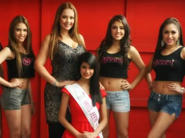 Marina Mora presentó a las jóvenes aspirantes al Miss Teen Model 2013