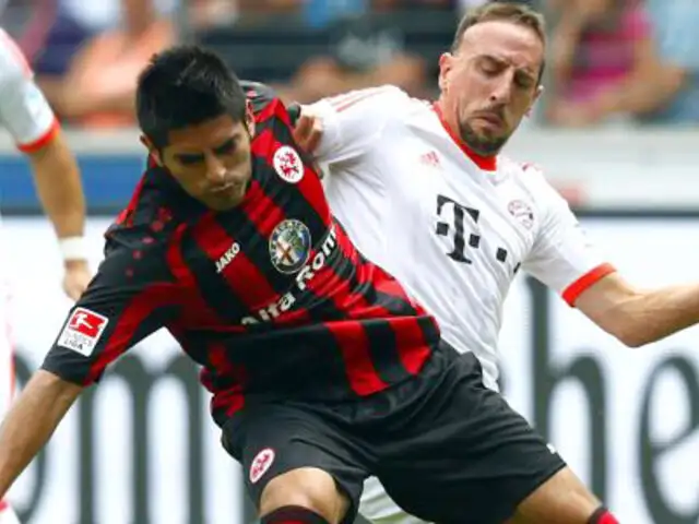 Bayern Múnich de Claudio Pizarro venció 1-0 al Eintracht Frankfut de Zambrano