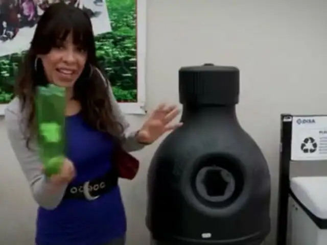 Tatiana Astengo protagoniza singular campaña de reciclaje