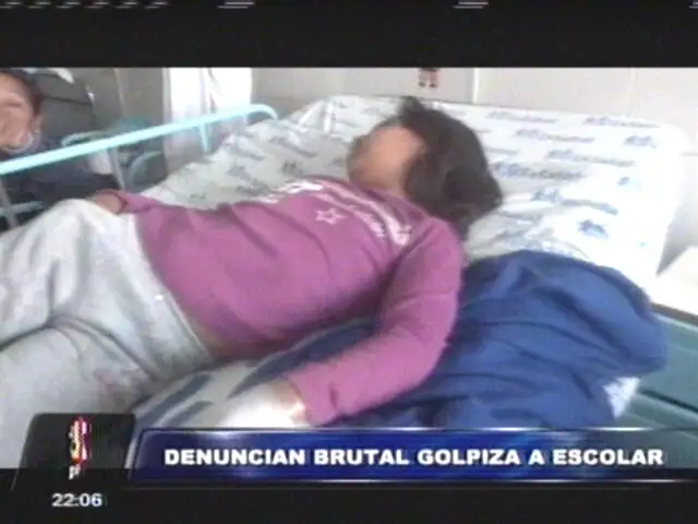 Chosica: niña es golpeada salvajemente al interior de su centro educativo