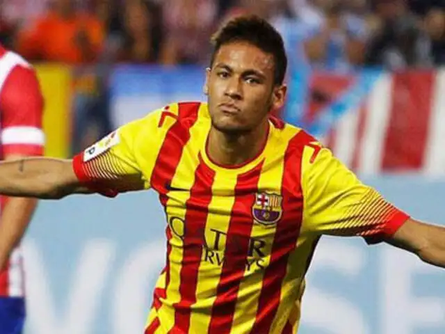 VIDEO: Neymar celebra su primer gol en partido oficial con el Barcelona