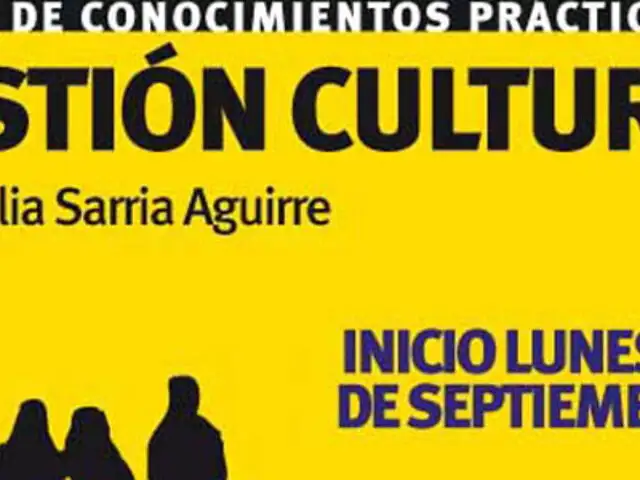 Dictan "Taller de conocimientos prácticos en Gestión cultural" en el Icpna