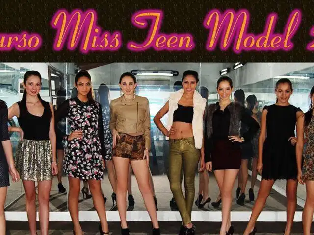 Aspirantes a la corona Miss Teen Model 2013 realizaron desfile de moda