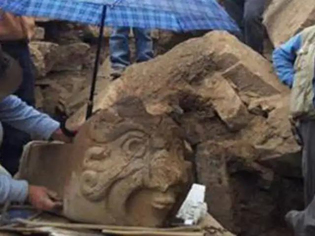 Ancash: investigadores descubren tres cabezas clavas en Chavín de Huántar