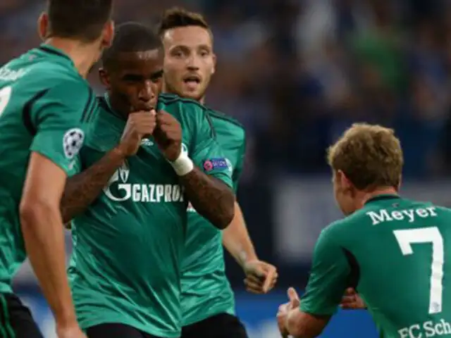 Champions League: Schalke 04 y Jefferson Farfán clasificaron a la fase de grupos