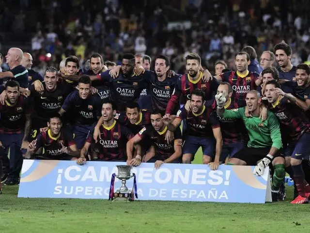 Barça se coronó campeón de Súper Copa Española tras empatar con Atlético de Madrid