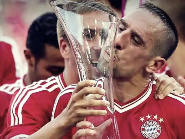 Ribéry se convirtió en el mejor jugador de Europa de la temporada 2012-2013