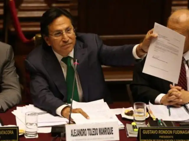 Alejandro Toledo explicará hoy a Perú Posible datos revelados por la UIF