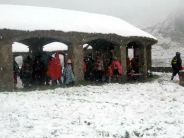 Cusco: decretan estado de emergencia y suspenden clases por fuertes nevadas