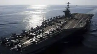 EEUU envía portaaviones nuclear al Mar Rojo ante posible ataque a Siria