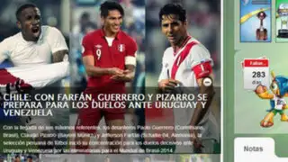 Eliminatorias 2014: Conmebol confundió a la selección peruana con la de Chile