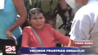 VIDEO: pobladores reaccionaron con violencia ante desalojo en Tingo María