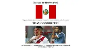 Hinchas peruanos hackean página web del Ministerio de Deporte de Uruguay