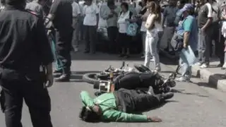 Surco: joven motociclista murió tras despistarse en la Panamericana Sur