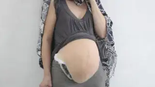 VIDEO: mujer fingía embarazo con barriga artificial que  contenía cocaína