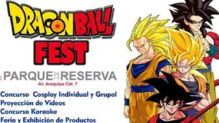 Gran expectativa por festival de Dragon Ball en el Parque de la Reserva
