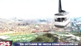 Teleférico que llegará al cerro San Cristobal iniciará construcción en octubre
