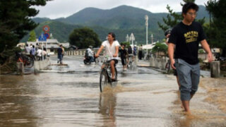 Japón: tifón Man Yi provoca destrozos e inundaciones en Tokyo