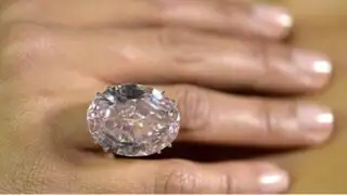 Subastarán diamante más caro del mundo valorado en 60 millones de dólares