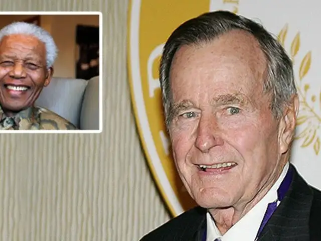 Comunicado erróneo de George Bush da por muerto a Nelson Mandela
