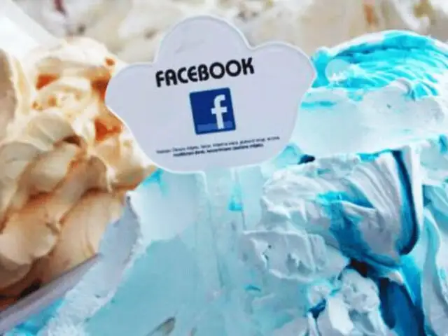 Crean el primer helado con sabor a Facebook en Croacia