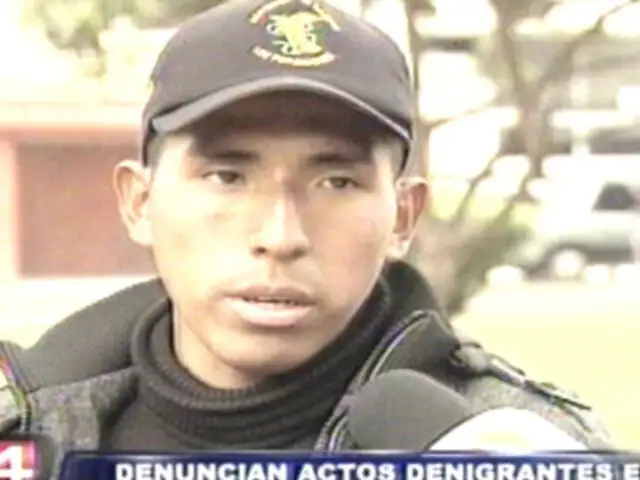 Huancavelica: joven denuncia brutal golpiza en Escuela de Suboficiales
