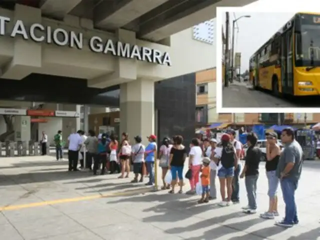 Metropolitano: Ruta alimentadora a Gamarra transportará 18 mil personas por día