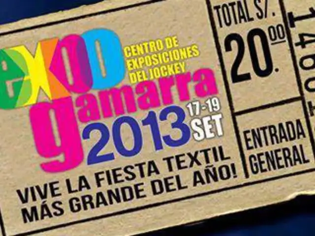Empresarios realizarán el Expo Gamarra 2013 desde el 17 al 19 de setiembre