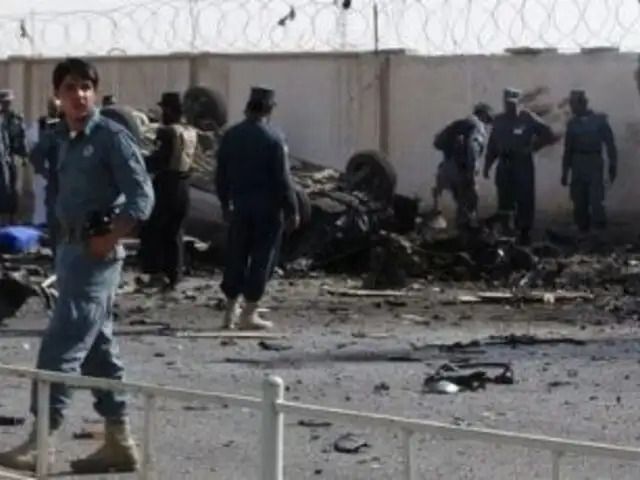 Afganistán: registran fuerte explosión cerca a consulado de Estados Unidos
